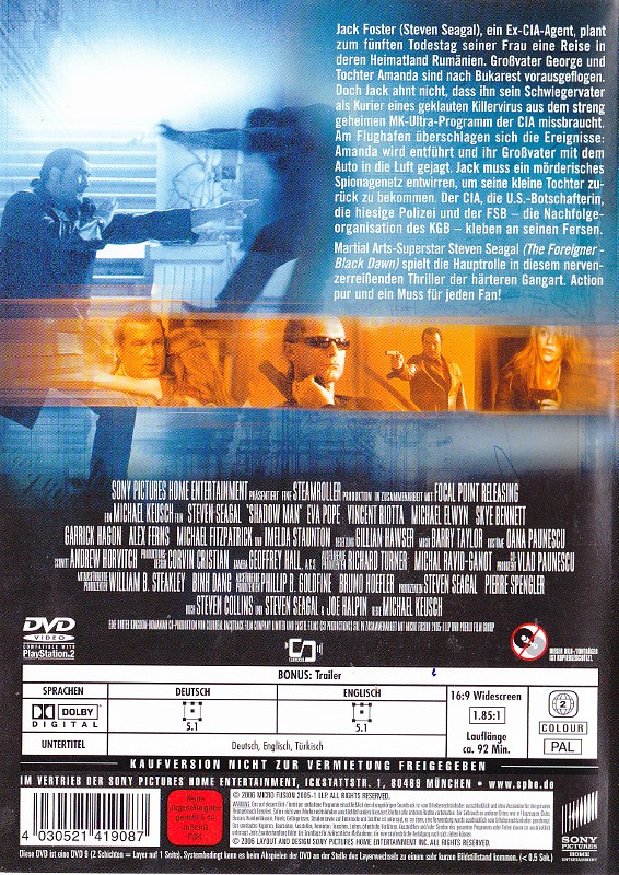 Shadow Man Kurier Des Todes Shadow Man Kurier Des Todes