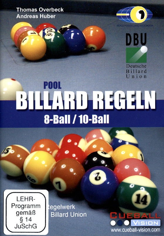 Pool Billard Regeln 8Ball/10Ball Film XJUGGLER DVD Shop